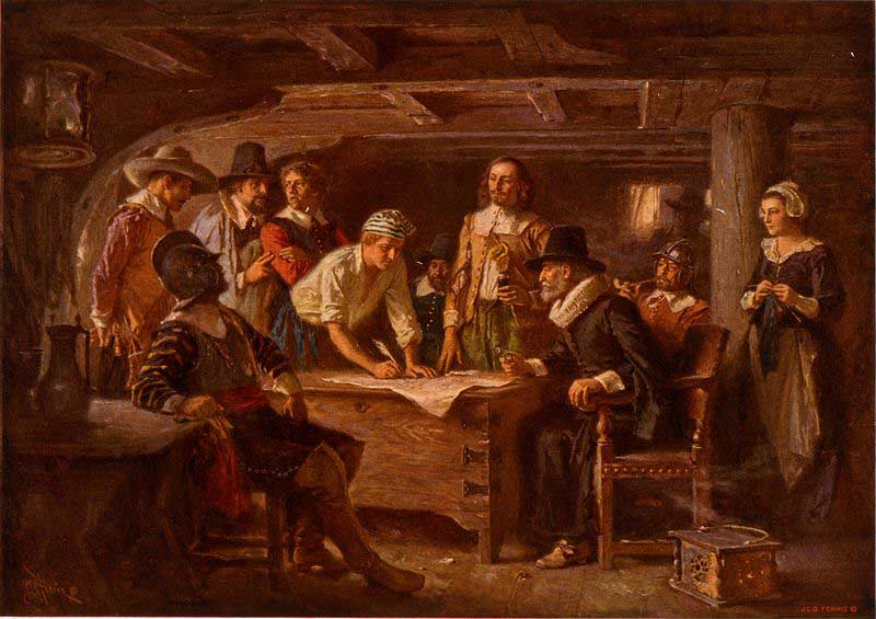 The Mayflower Compact, 1620